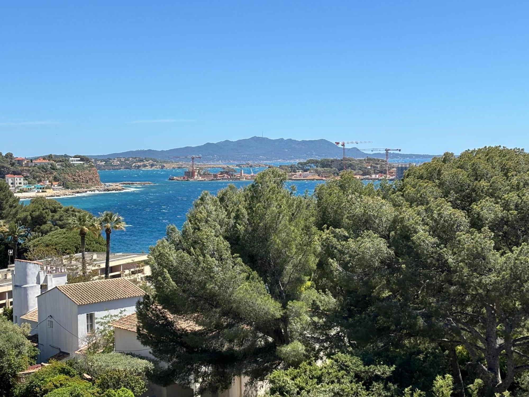 Appartement T3 Terrasse Vue Mer Bandol Esterno foto